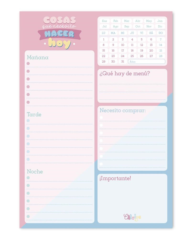 Carouge: Grupo Erik - Blue & Pink (Block Notes Da Scrivania)