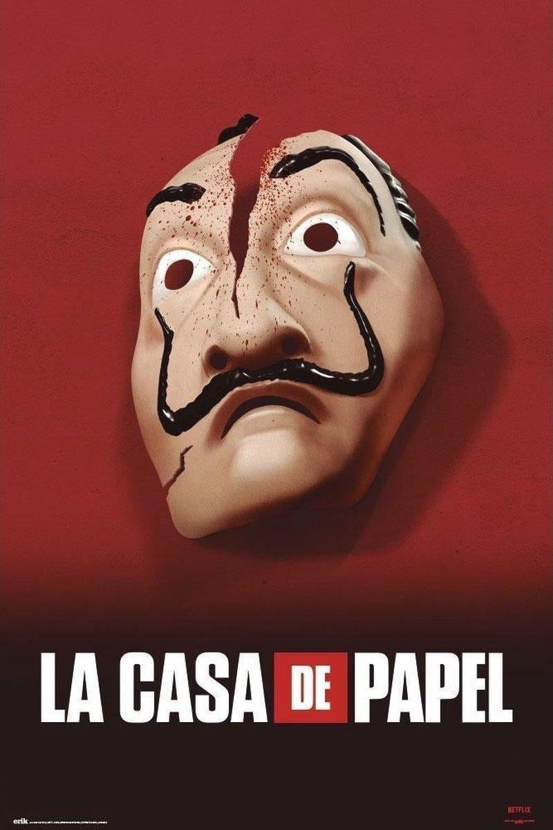Casa De Papel (La): Grupo Erik - Mask (Poster 61x91,50 Cm)
