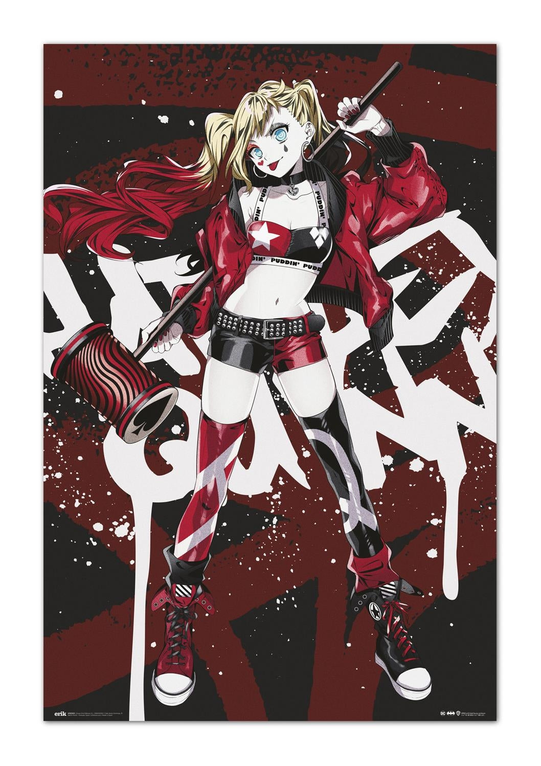 Dc Comics: Grupo Erik - Harley Quinn Anime (Poster 61x91,50 Cm)