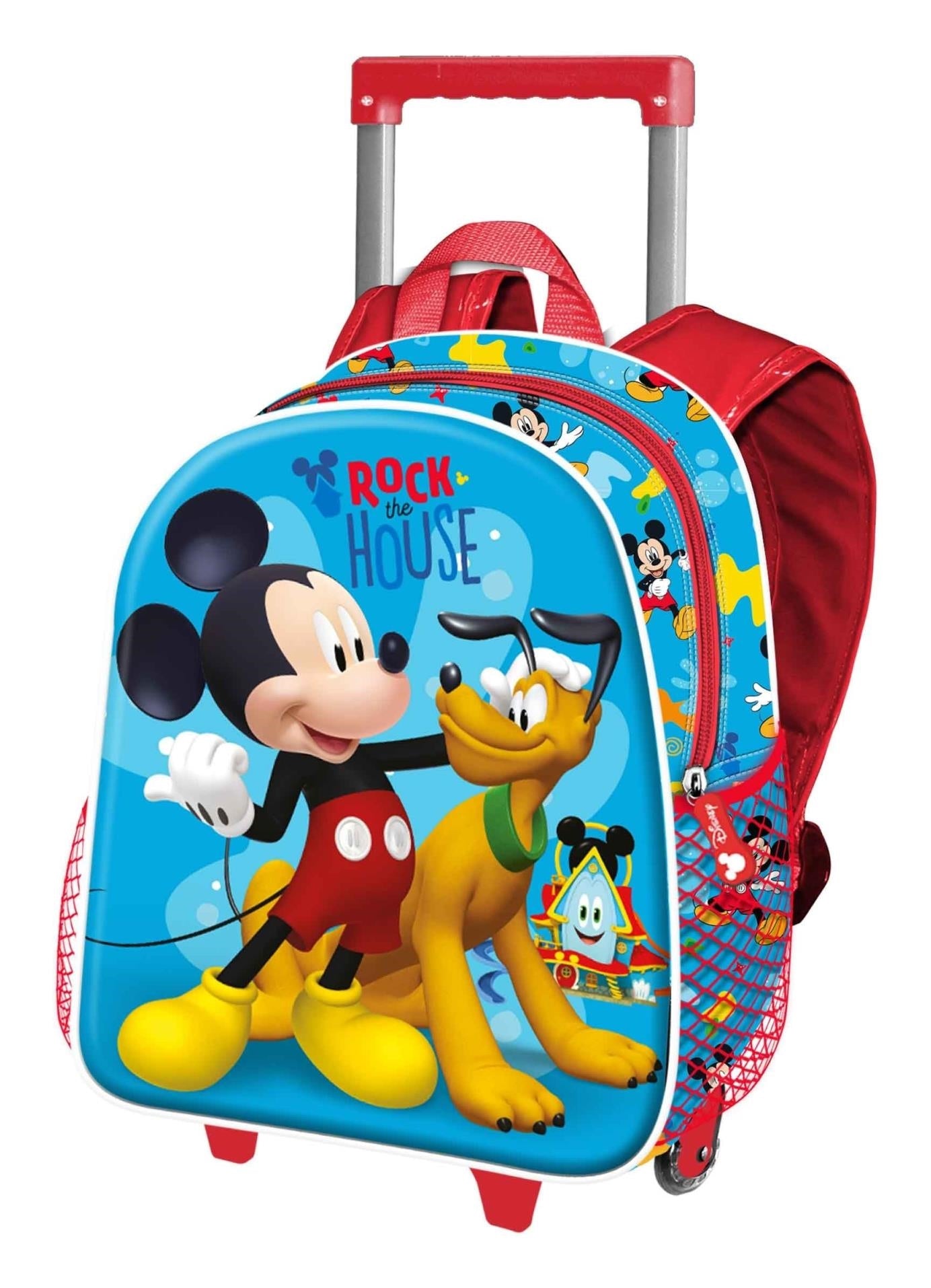 Disney: Karactermania - Topolino Zaino 3D Ruote Piccolo Rock