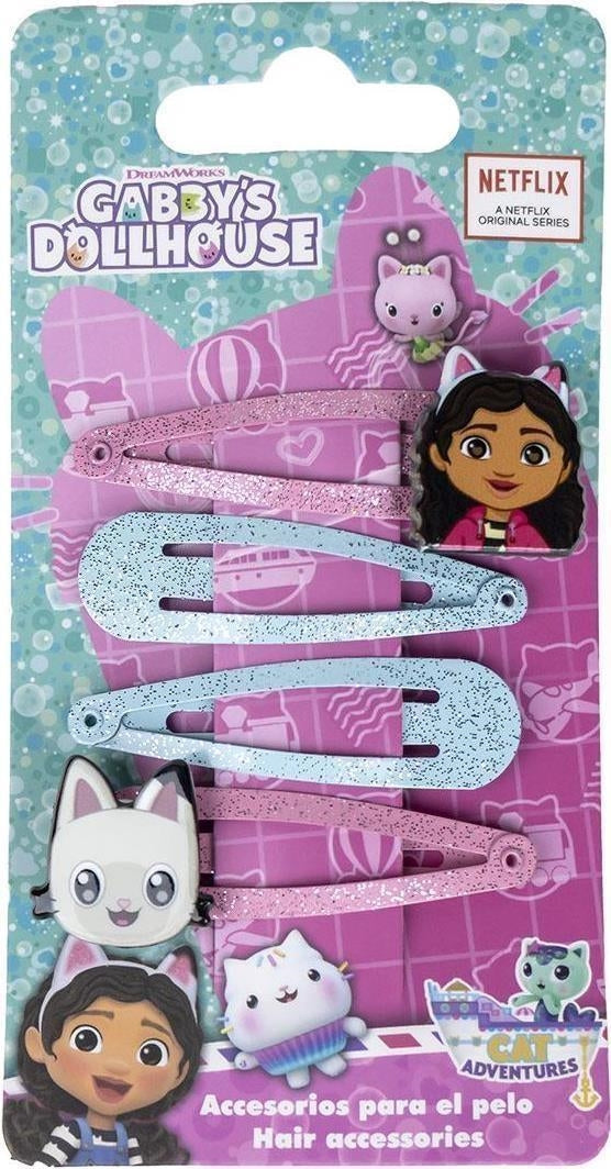 Gabbys Dollhouse: Cerd - Cat Adventures (Mollette Capelli 4 Pz)