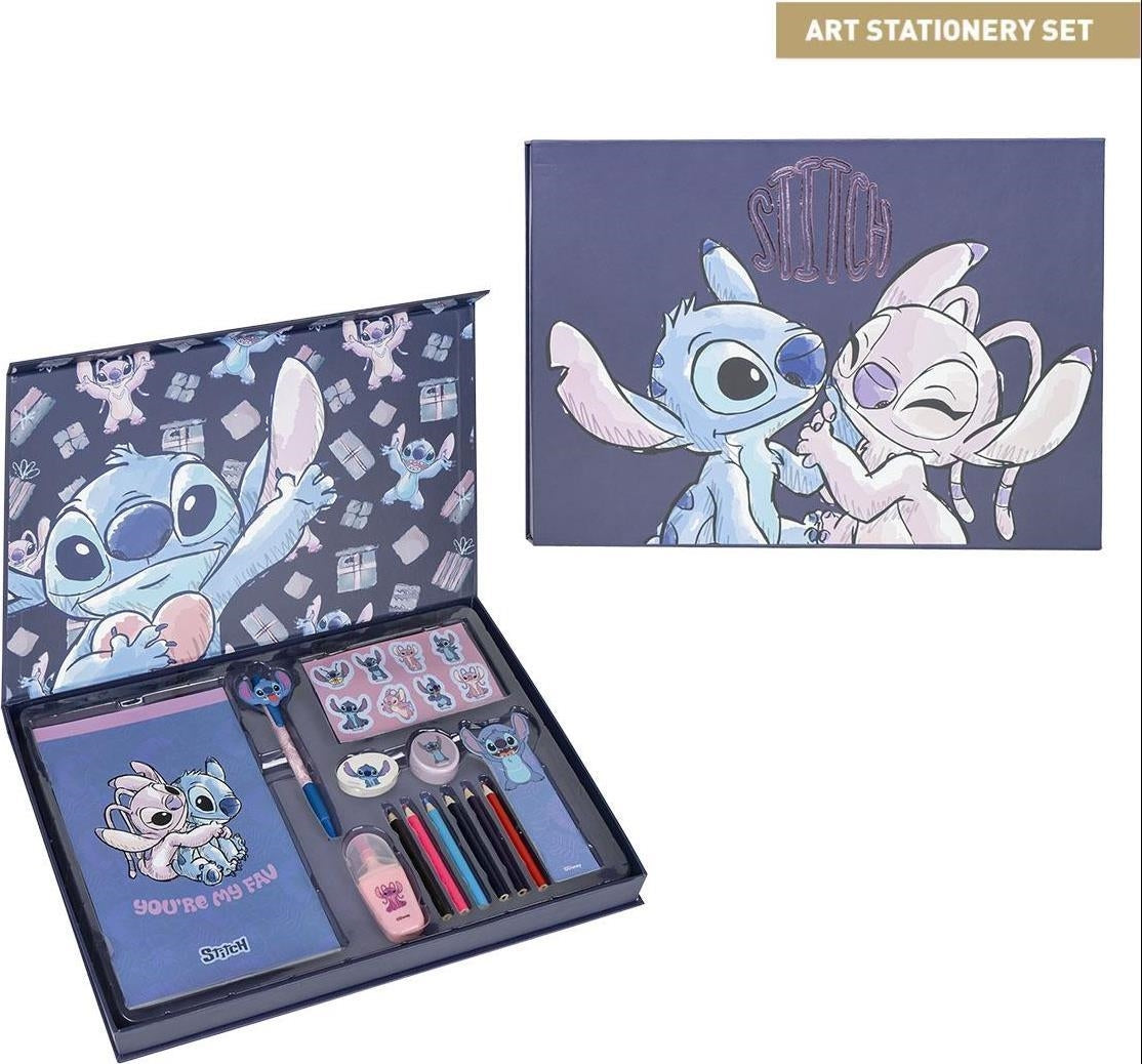 Disney: Cerd - Lilo & Stitch - Stitch & Angel - Stationery Box - 12 Pc.