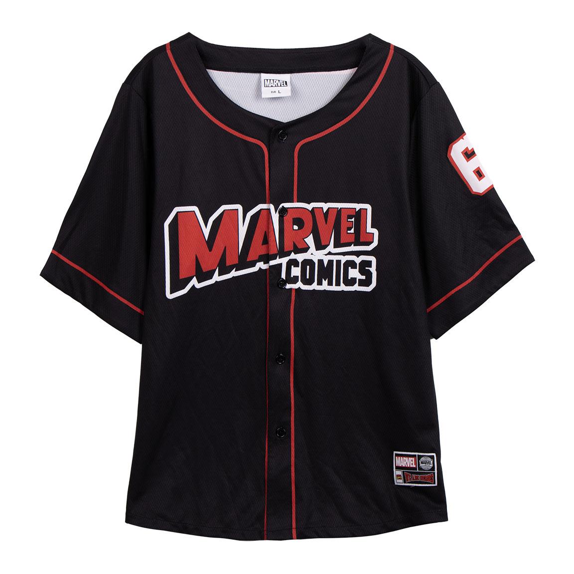 Marvel: Nero - T-Shirt Baseball Tg. M