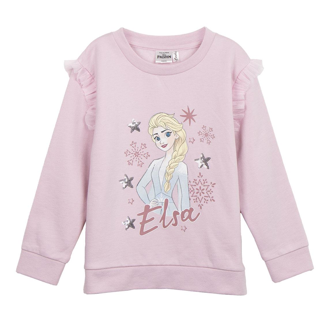 Disney: Frozen Pink Felpa Cotton Brushed Tg. 6 Anni