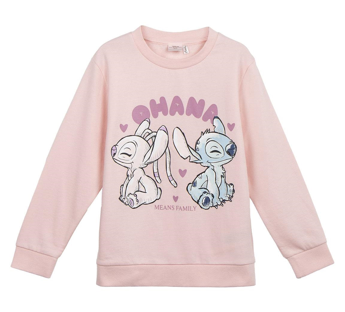 Felpa Cotton Brushed Stitch Rosa Tg. 10 Anni