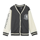 Wednesday: Grey - Giacca Cotton Brushed Baseball Tg. 14 Anni