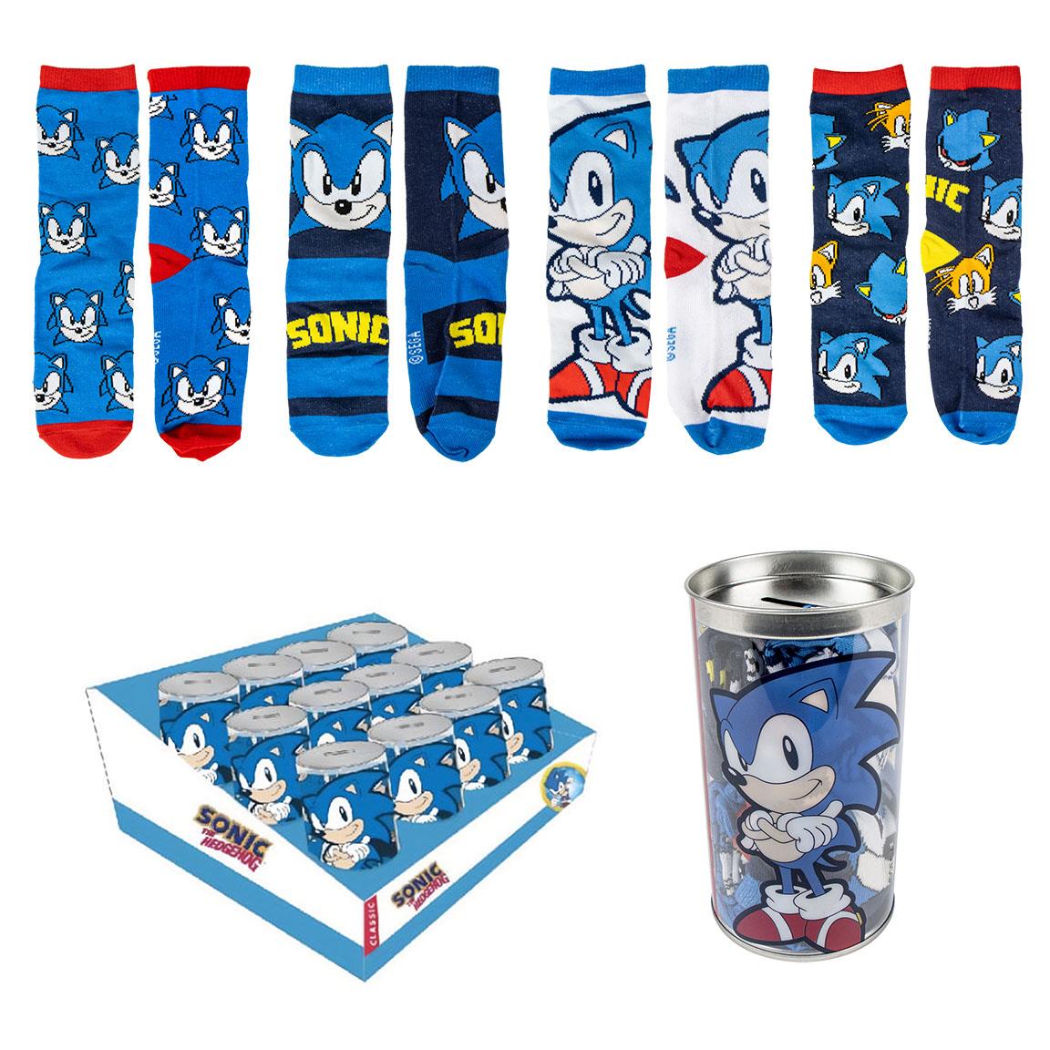Sonic: Set Calzini 4 Pz Tg. 31/34