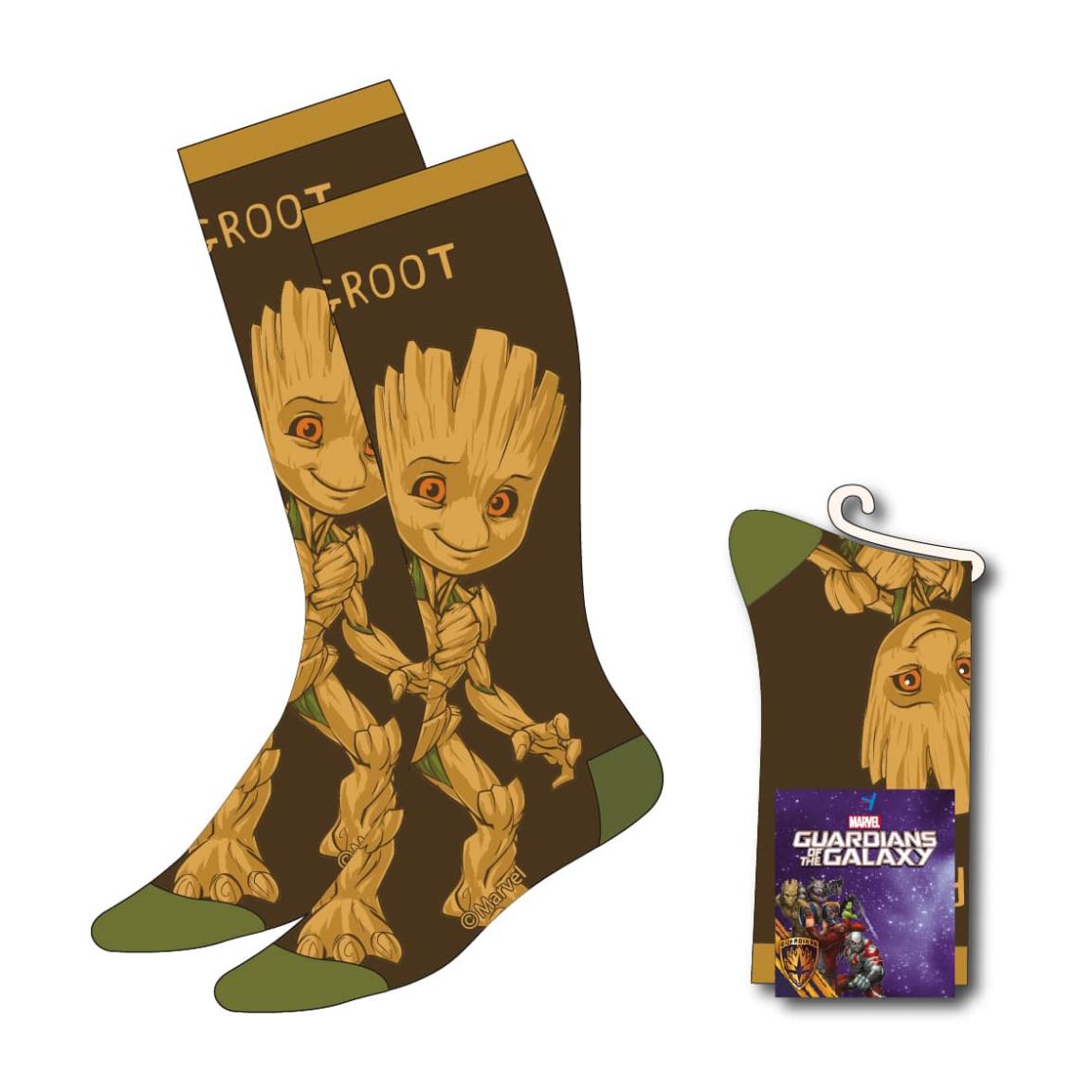 Marvel: Guardians Of The Galaxy - Groot Black (Calzini Tg. 38/45)