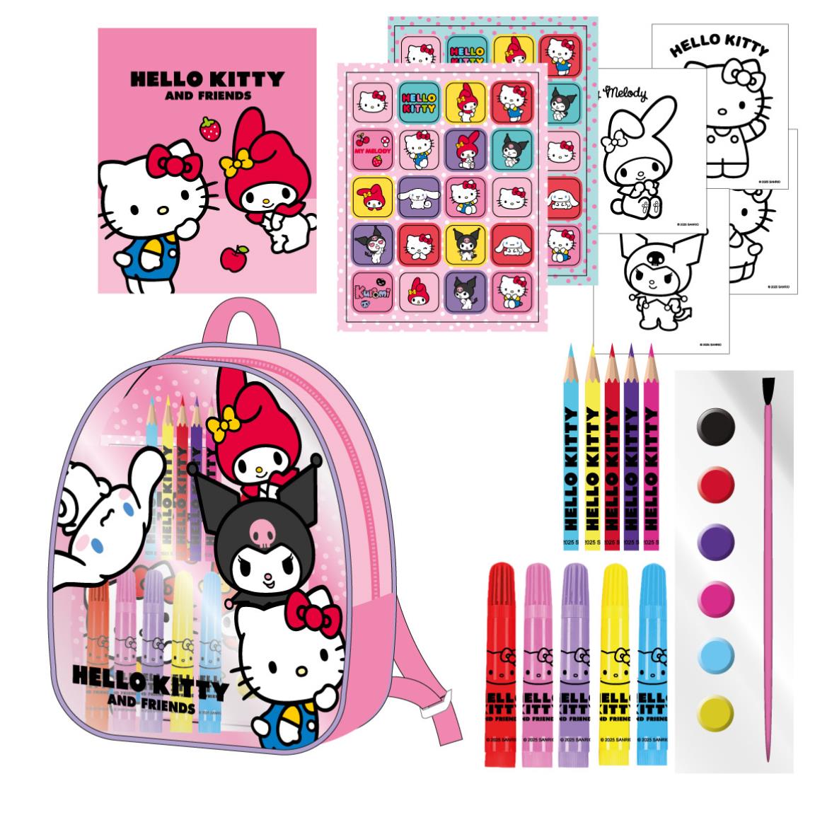 Hello Kitty: Cerda - Zaino Colorabile