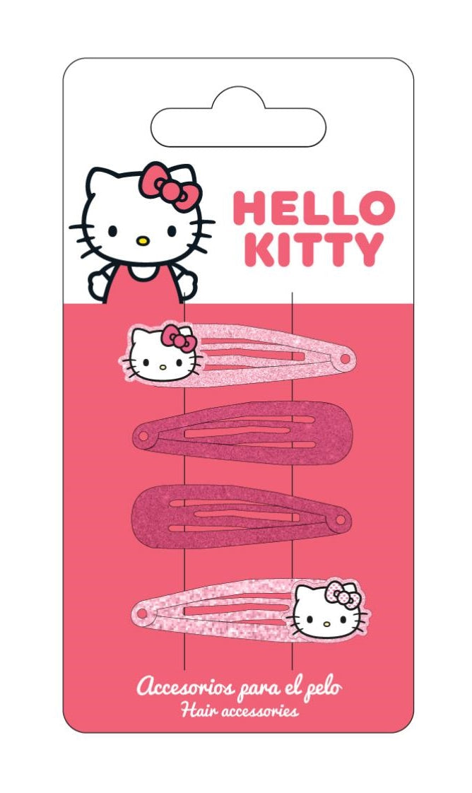 Hello Kitty: Cerda - Accessori Capelli Clips 4 Pz