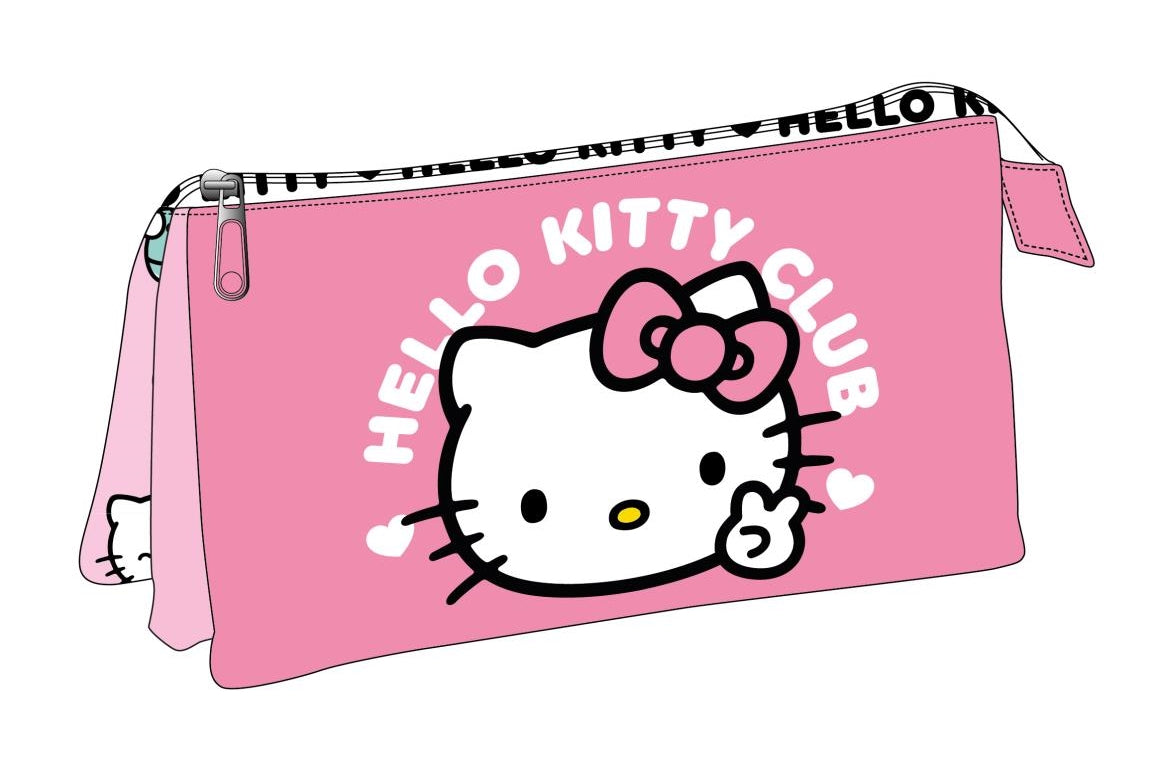 Hello Kitty: Cerda' - Astuccio Multifunzione 3 Componenti