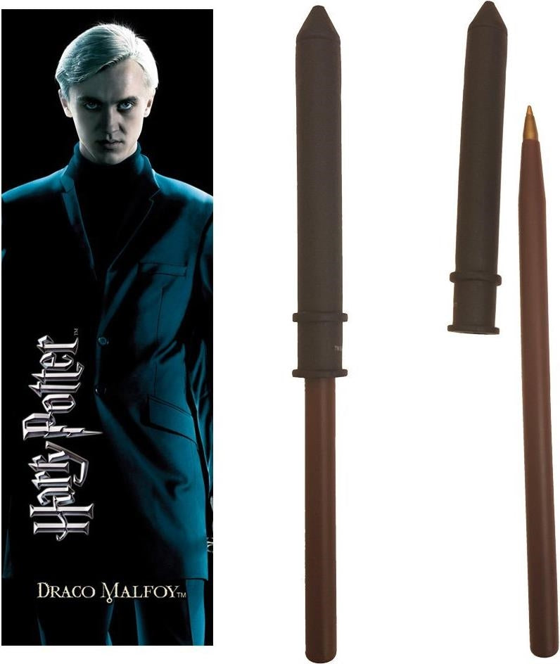 Harry Potter: Noble Collection - Draco Malfoy (Wand Pen And Bookmark / Bacchetta Penna+Segnalibro)