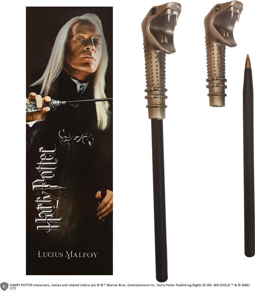 Harry Potter: Noble Collection - Lucius Malfoy (Set Pen & Bookmark / Set Penna E Segnalibro)