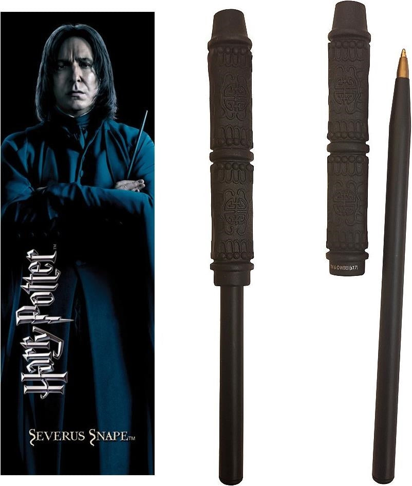Harry Potter: Noble Collection - Snape (Wand Pen And Bookmark / Bacchetta Penna & Segnalibro)