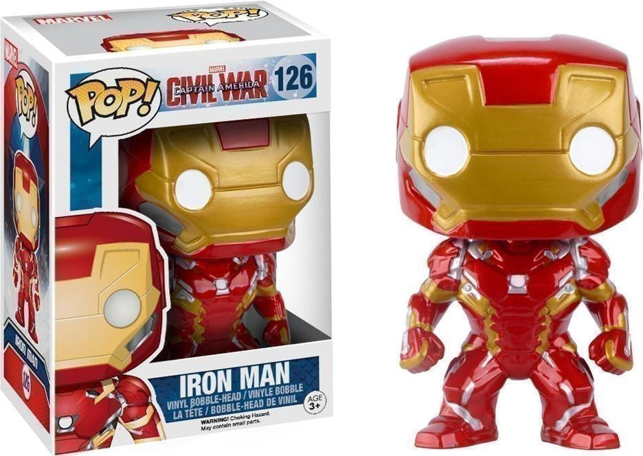 Marvel: Funko Pop! - Captain America: Civil War - Iron Man (Vinyl Figure 126)