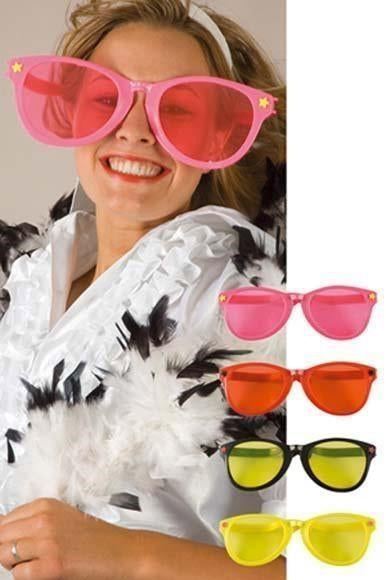 Boland: Pcs Jumbo Glasses 265Mm Neon 4 Ass. Qs