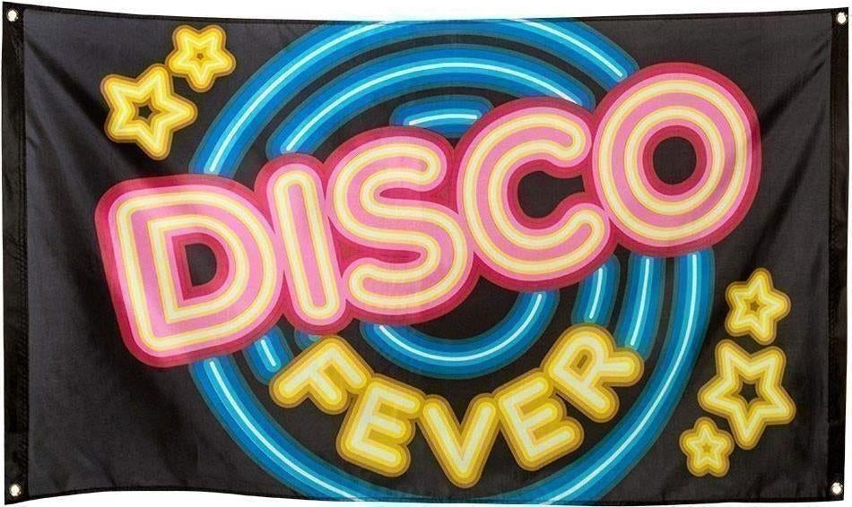 Boland: Pc. Polyester Flag 'Disco Fever' (90 X 150 Cm). Striscione Poliestere 90 X 150 Cm Disco Fever