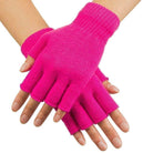 Boland: Pr Fingerless Gloves Neon Pink. Guanti Senza Dita Rosa Neon