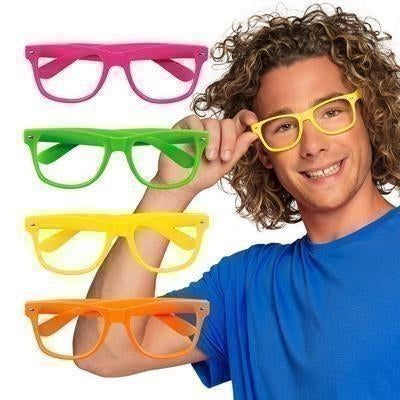 Boland: Pc. Party Glasses 4 Neon Colours Ass