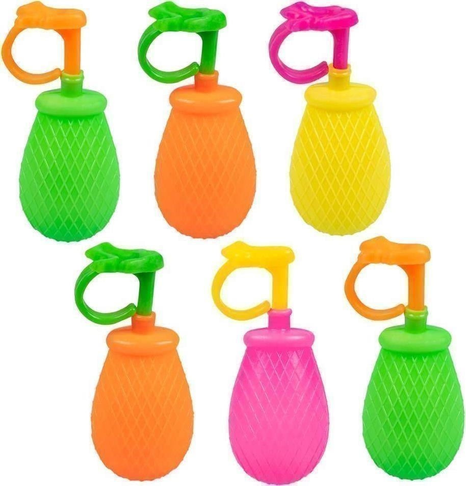 Boland: Set 6 Water Spray Rings 4 Neon Colrs Ass. (7X3Cm)