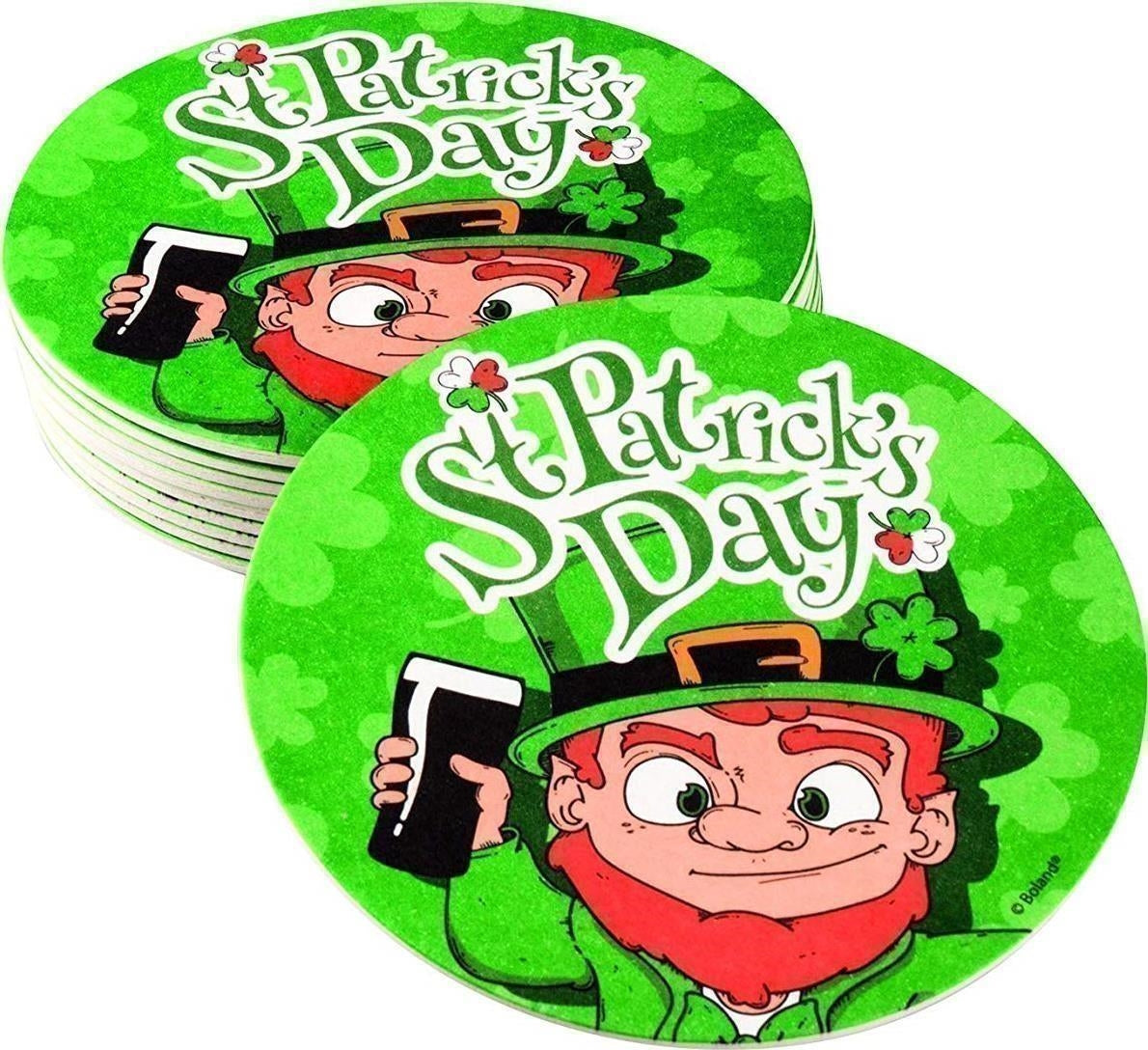 Boland: Set 10 Bierviltjes St Patricks Day (10 Cm)