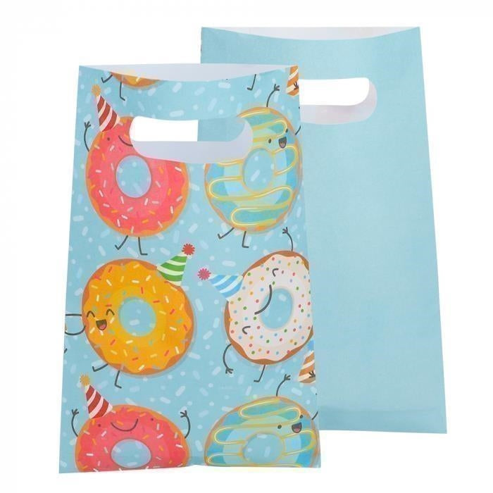 Boland: Set 10 Paper Party Bags Donut (23 X 15 Cm)