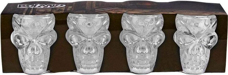 Boland: Set 4 Shot Glasses Skull (50 Ml) H