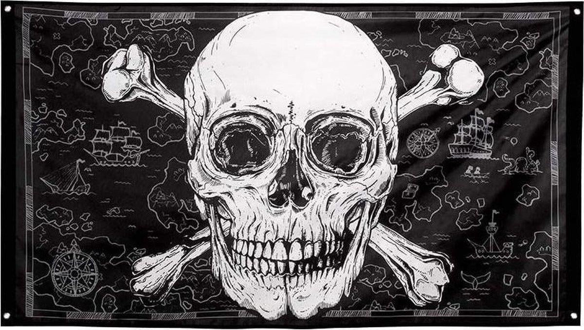 Boland: Pc. Polyester Flag Pirates (90 X 150 Cm)