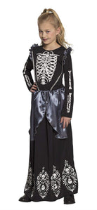 Boland: Pc. Child Costume Skeleton Queen (7-9 Years) H. Costume Skeleton Queen (7-9)