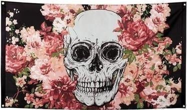Boland: Pc. Polyester Flag Day Of The Dead (90 X 150 Cm H