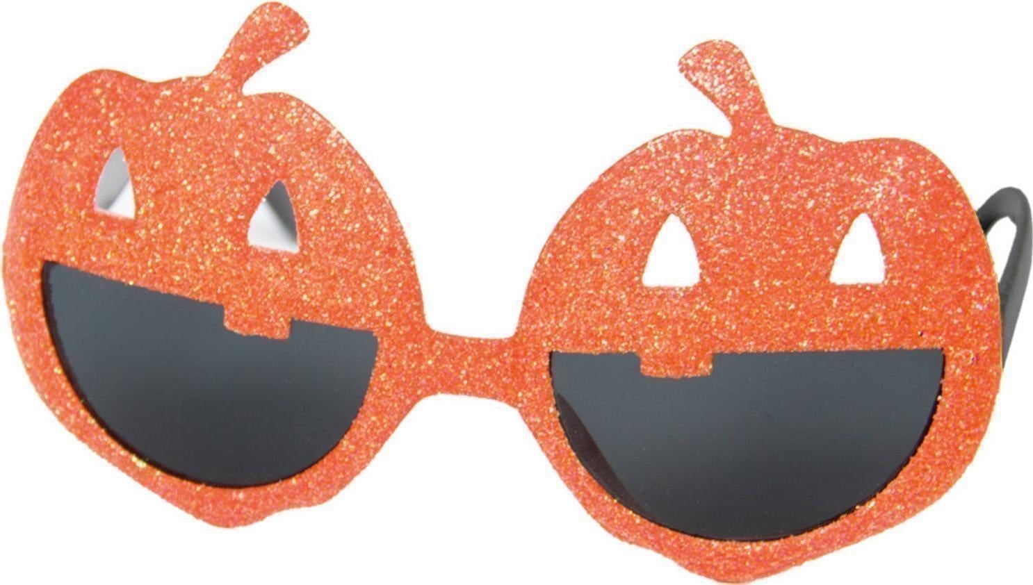 Folat: Glasses Pumpkin Orang Glitter