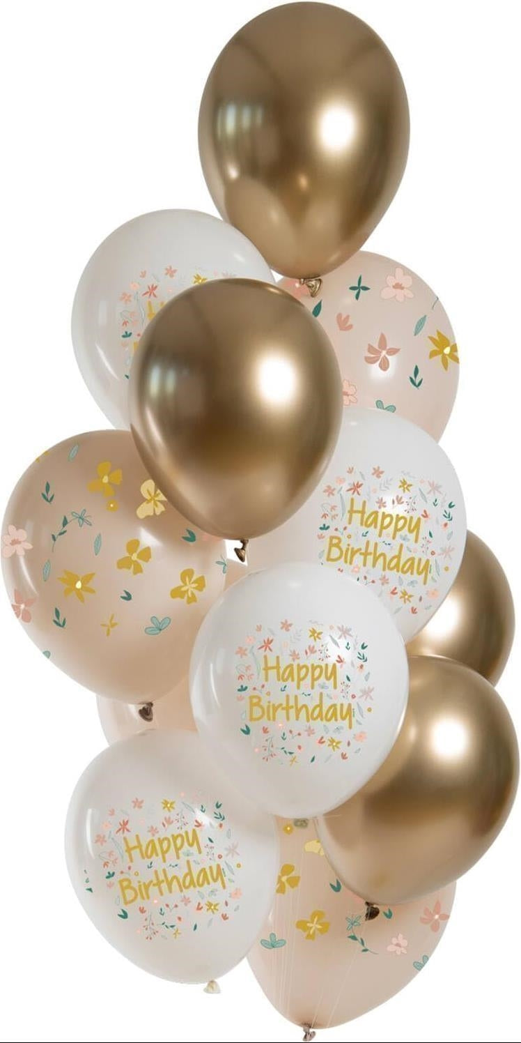 Folat: 13In/33Cm Birthday Blossom /12