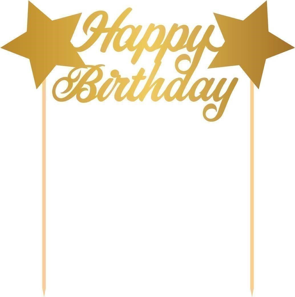 Folat: Cake Topper Happy Birthday