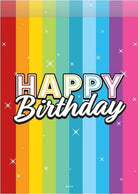 Folat: Partybags Rainbow Bday 16.5X23Cm /8
