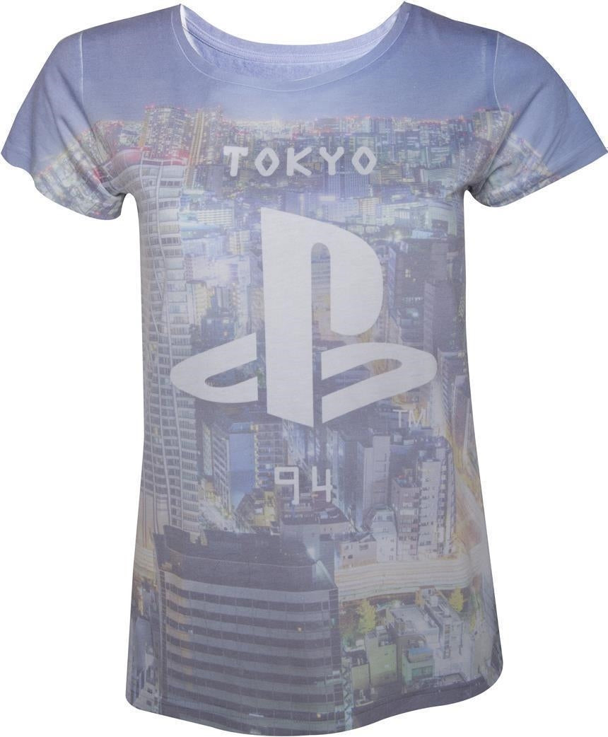 Sony: Playstation Sublimation Print (T-Shirt Donna Tg. L)