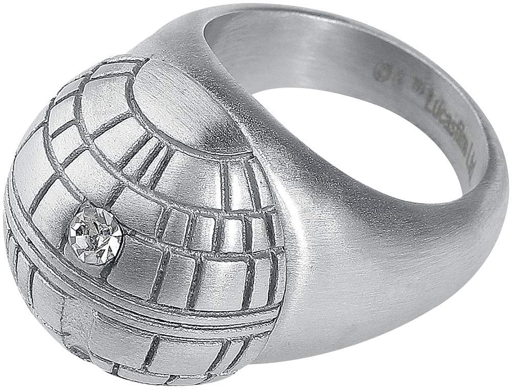 Star Wars: Death Star 3D Metal Silver (Anello Tg. S)