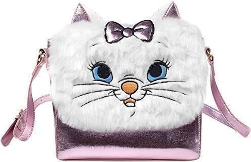 Disney: Marie Shoulder With Furry Flap Pink (Borsetta)