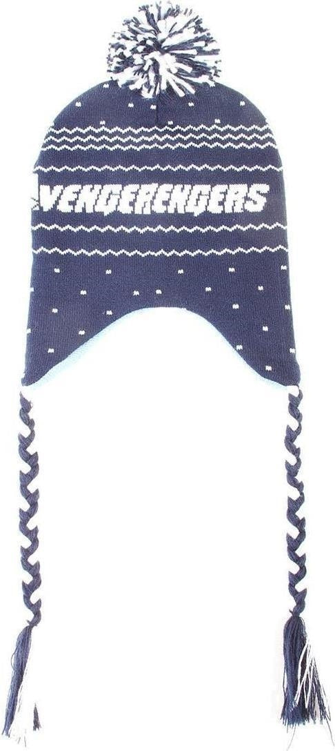 Marvel: Avengers - Xmas Laplander Beanie Blue (Berretto)