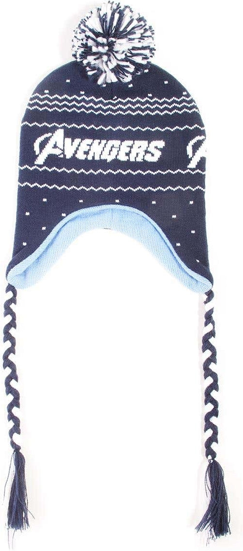 Marvel: Avengers - Xmas Laplander Beanie Blue (Berretto)