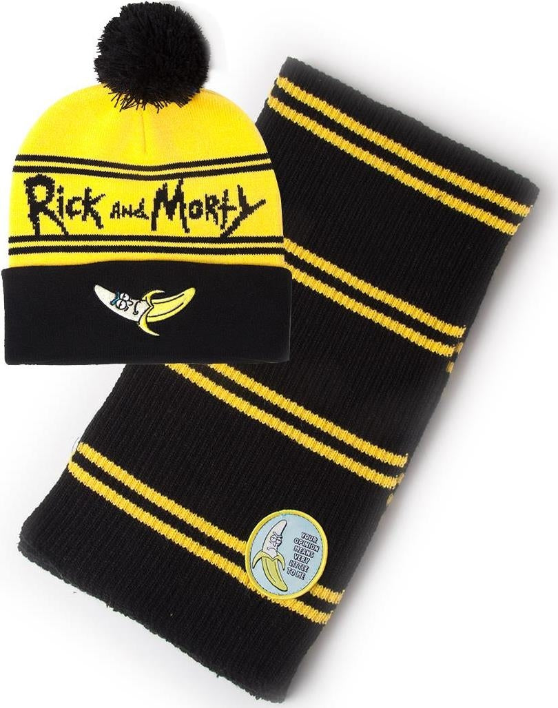 Rick And Morty: Banana Multicolor (Beanie & Scarf) (Set Berretto+Sciarpa)
