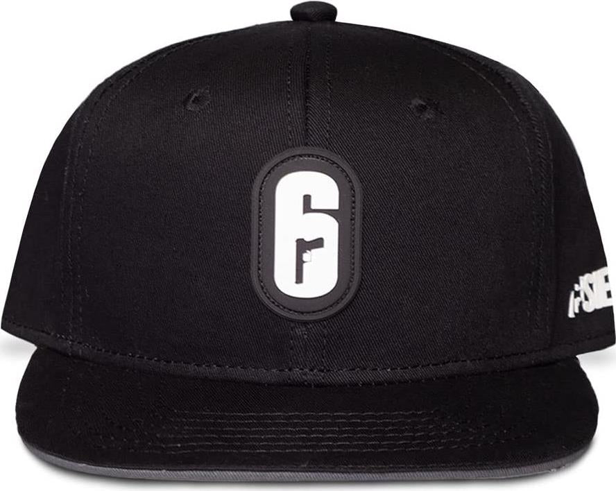6-Siege: Mens Snapback Caps Adjustable M Black