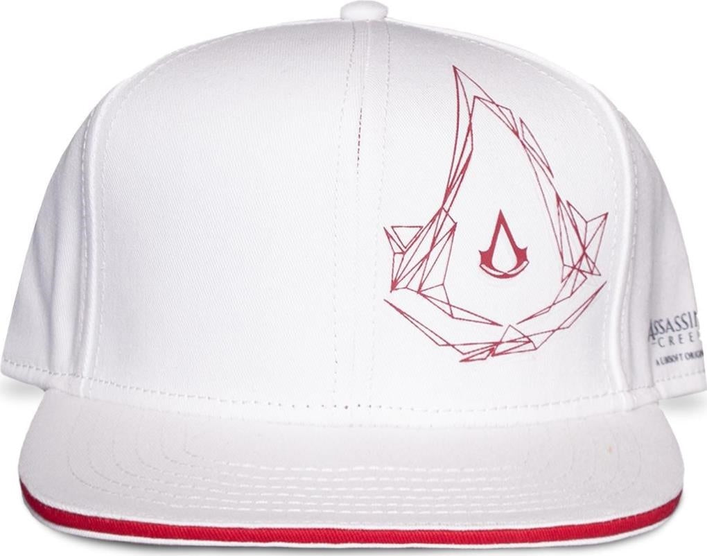 Assassins Creed: Mens Snapback Cap White (Cappellino)