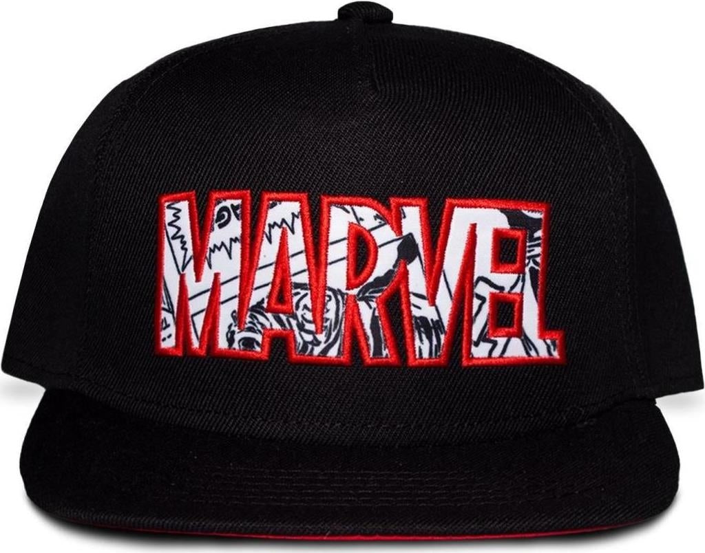 Marvel: Mens Snapback Cap Black (Cappellino)