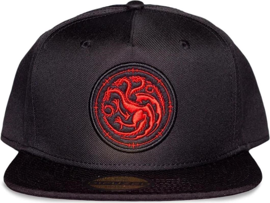 Game Of Thrones: House Of The Dragon Mens Snapback Cap Black (Cappellino)
