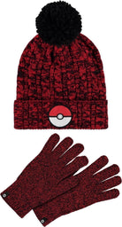 Pokemon: Mens Giftset Beanie & Knitted Gloves Multicolor (Set Berretto+Guanti)