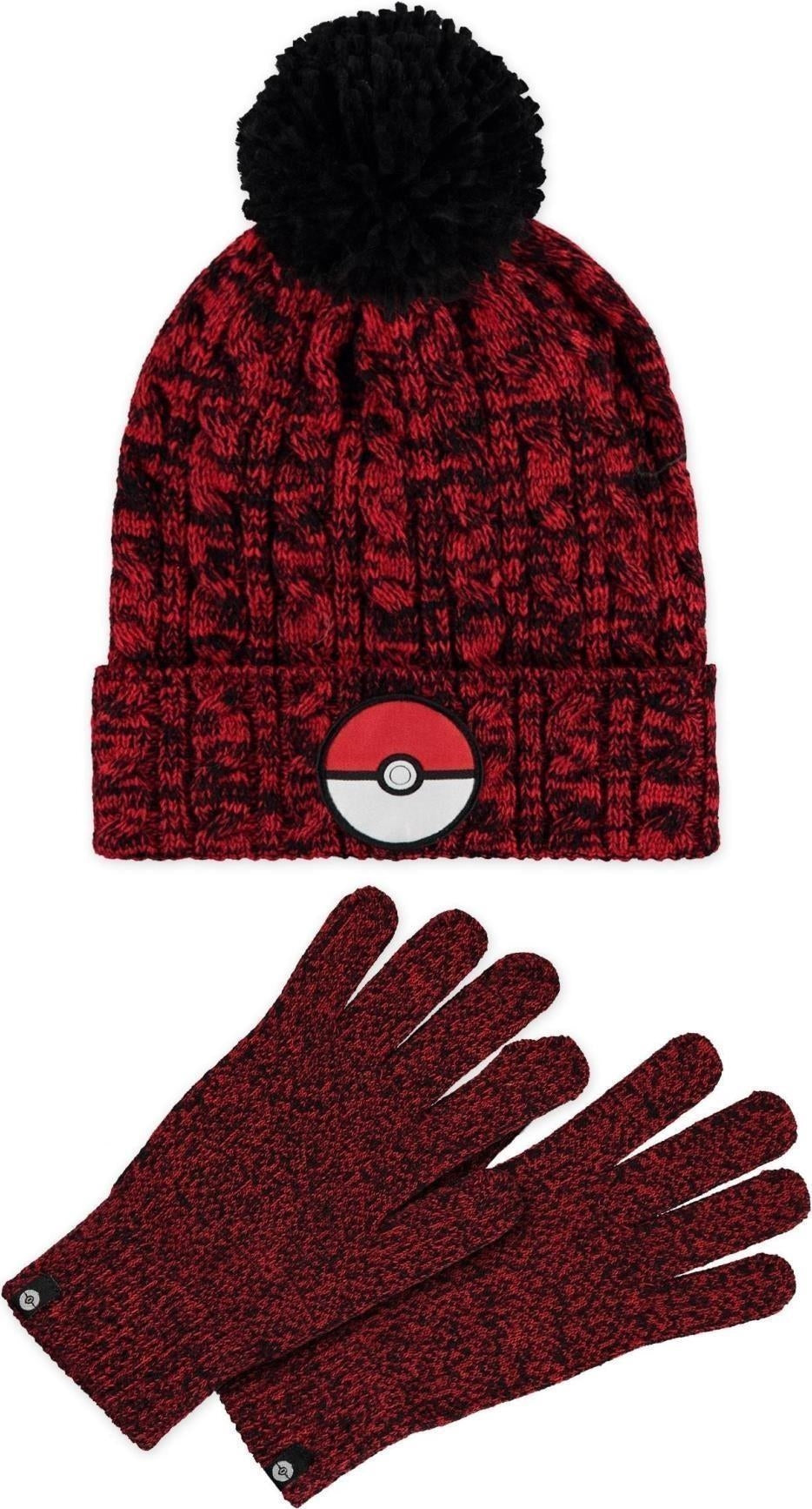 Pokemon: Mens Giftset Beanie & Knitted Gloves Multicolor (Set Berretto+Guanti)