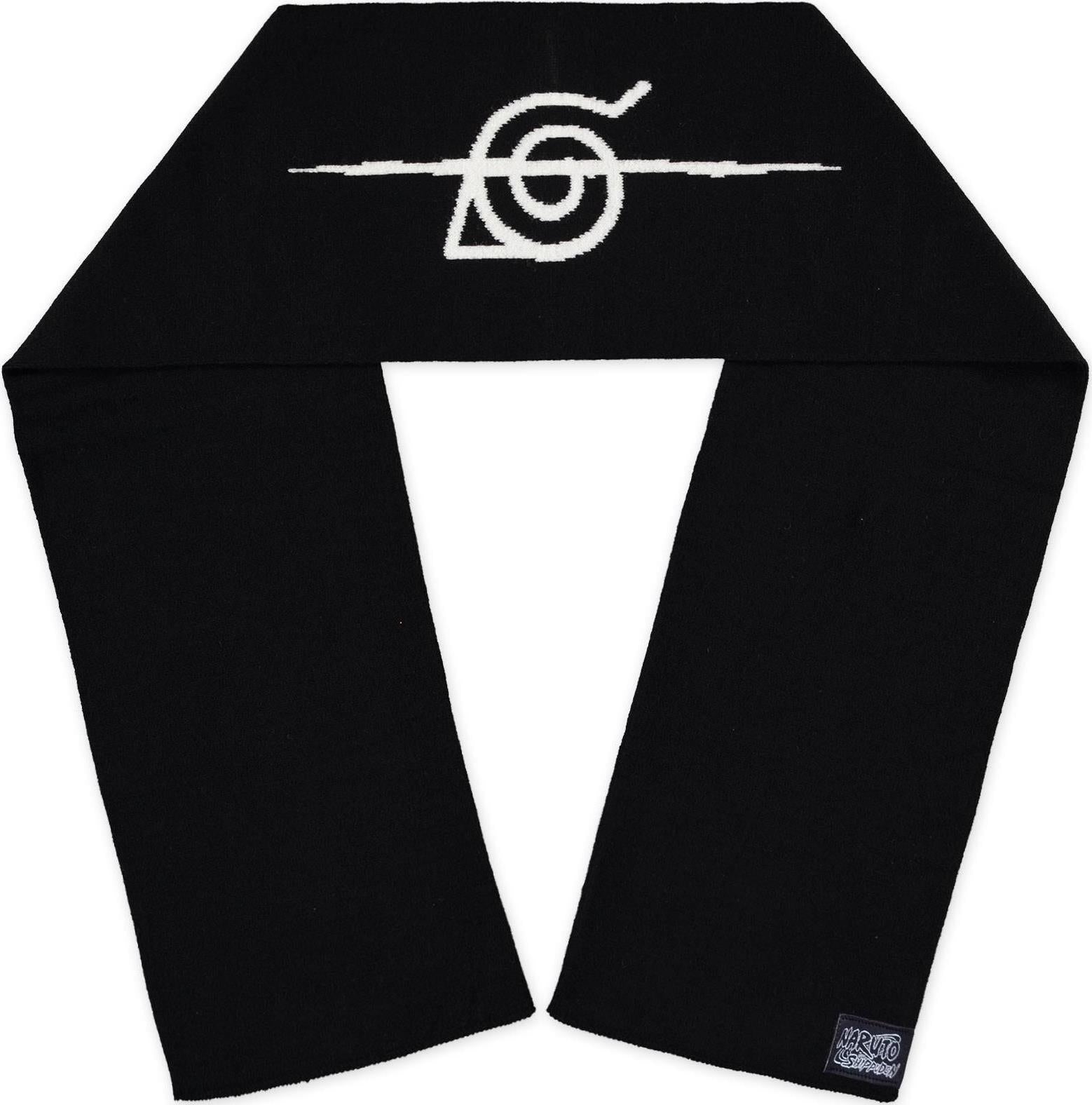 Naruto Shippuden: Mens Scarf Shawls Black (Sciarpa)