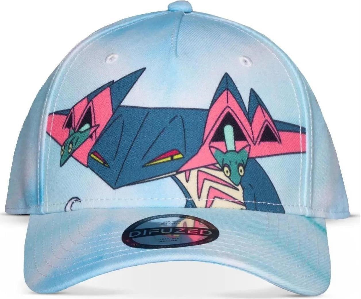 Pokemon: Dragapult Mens Snapback Cap Blue (Cappellino)