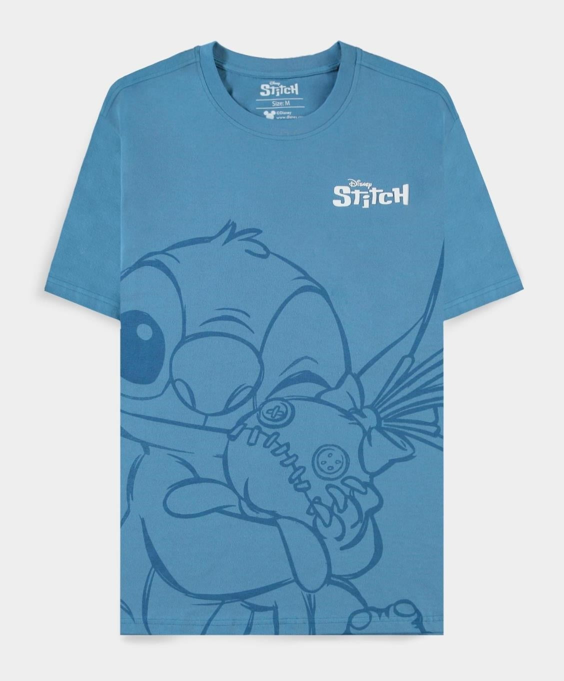 Disney: Lilo & Stitch - Hugging Stitch Blue (T-Shirt Donna Tg. XL)