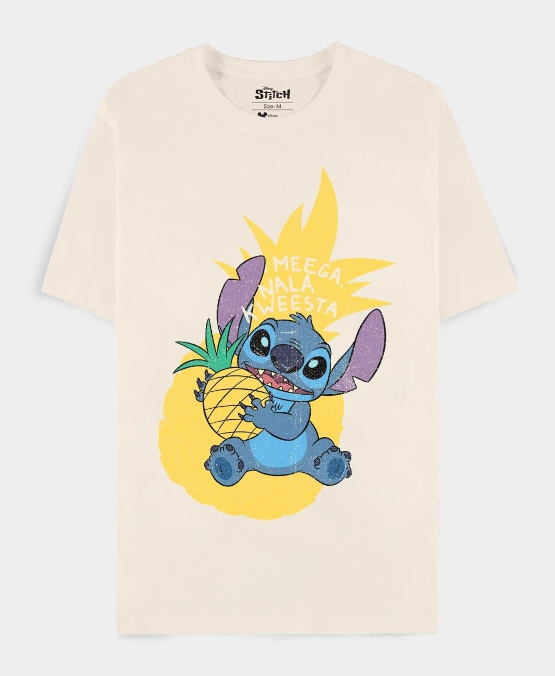 Disney: Lilo & Stitch - Pineapple Stitch White (T-Shirt Unisex Tg. XL)